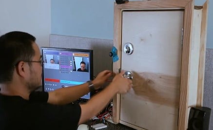 smart home door control4 diy